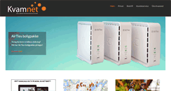 Desktop Screenshot of kvamnet.no